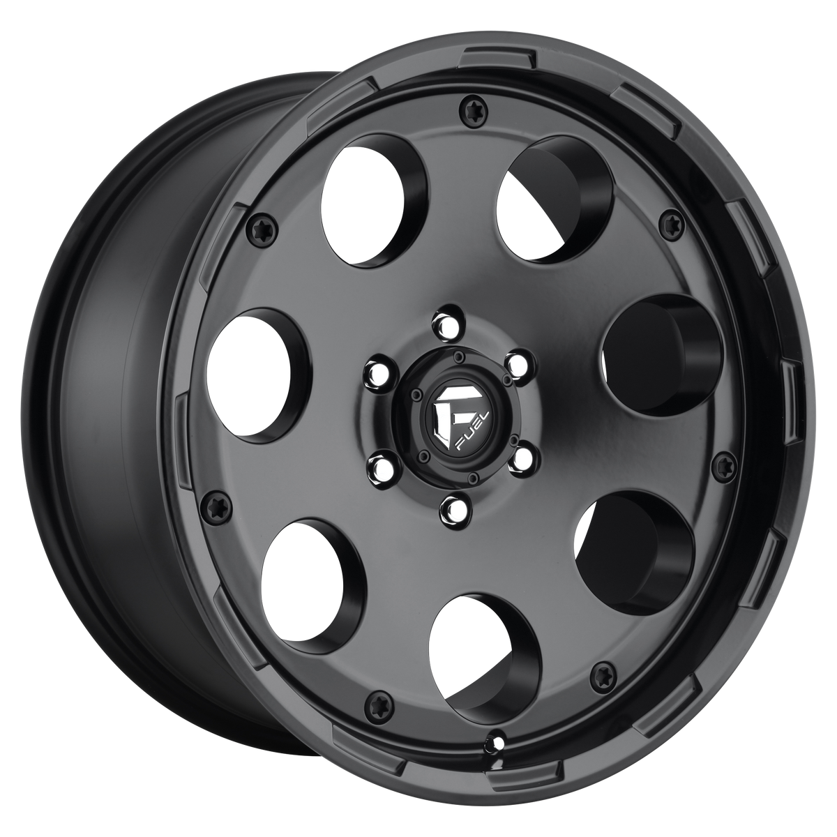 17x9 Fuel D608 Enduro Matte Black Wheel 5x5 (-12mm)