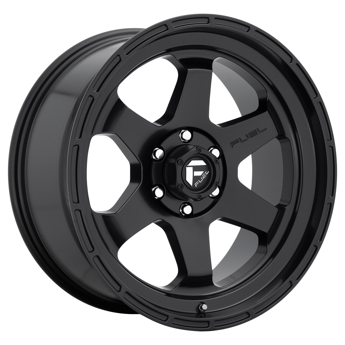 17x9 Fuel D664 SHOK MATTE BLACK Wheel 6x135 (-12mm)