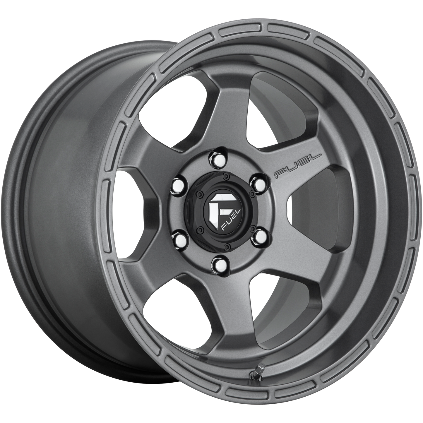 18x9 Fuel D665 SHOK MATTE GUN METAL Wheel 6x135 (1mm)