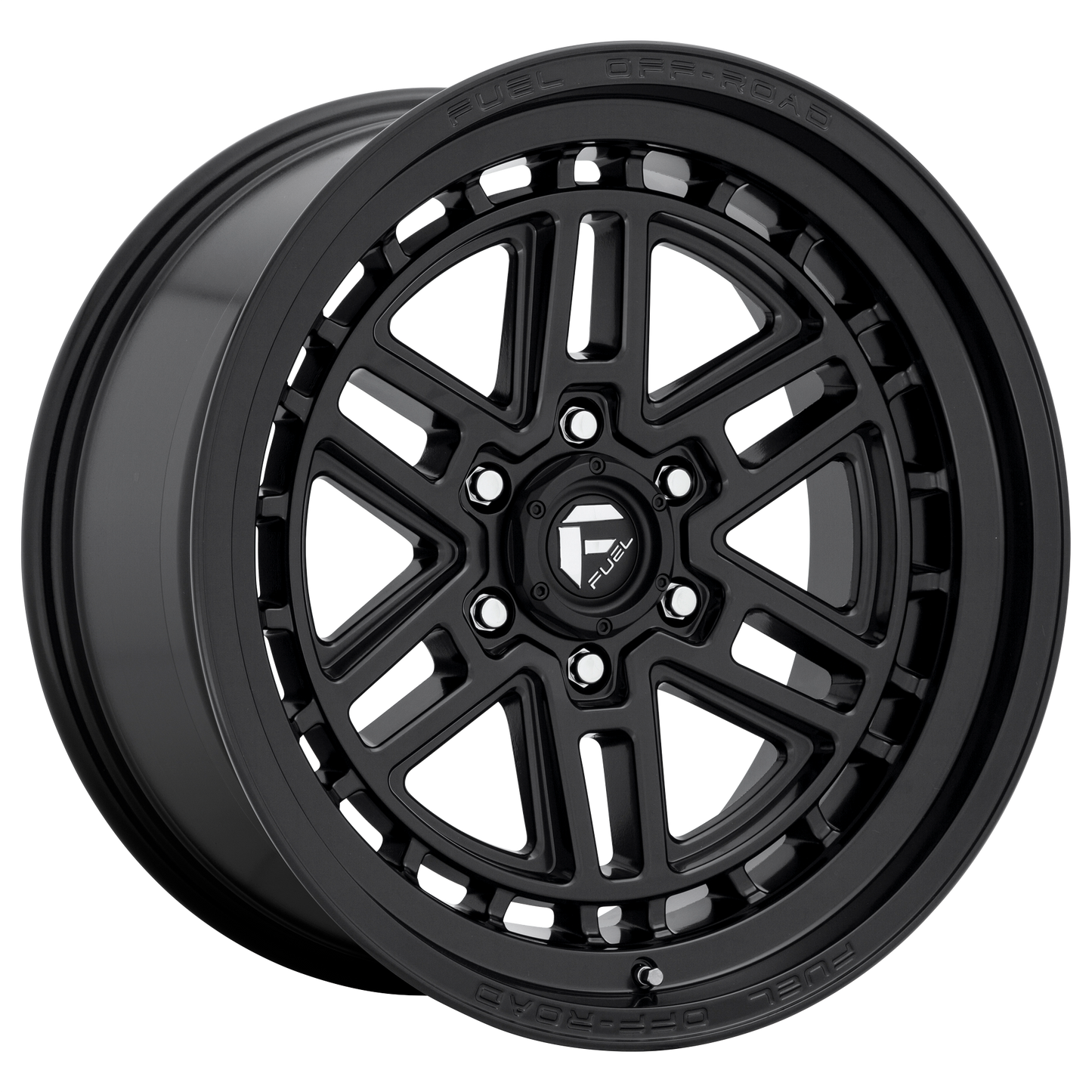 17x9 Fuel D667 NITRO MATTE BLACK Wheel 5x5.5 (-12mm)