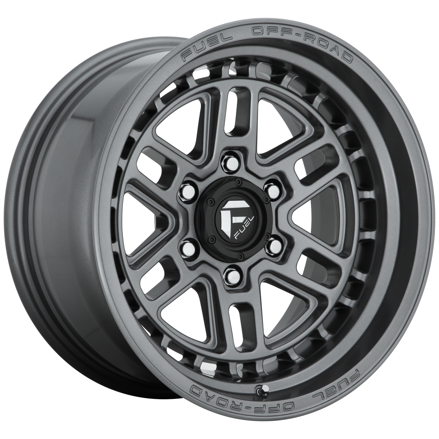 17x9 Fuel D668 NITRO MATTE GUN METAL Wheel 6x135 (1mm)