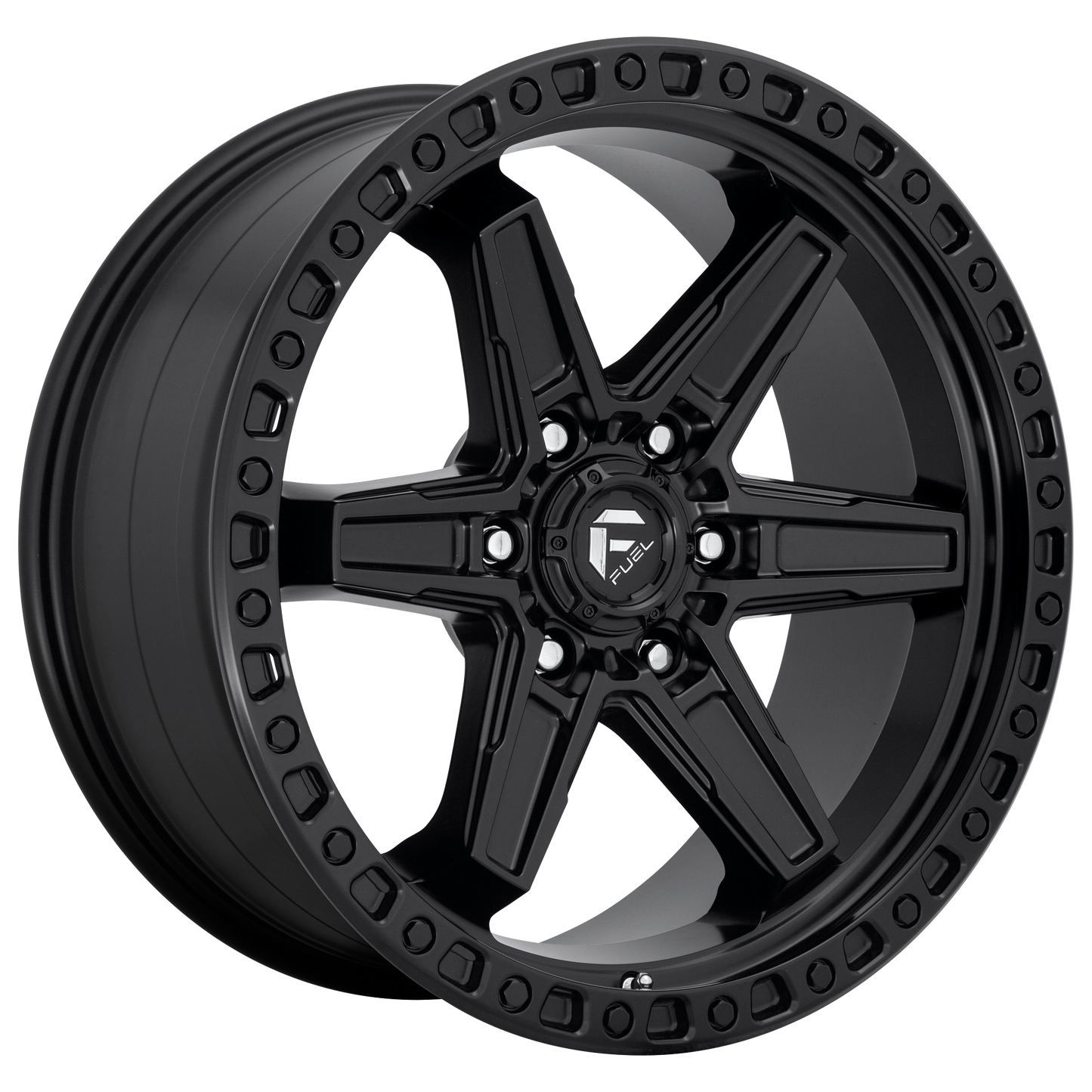 20x9 Fuel D697 KICKER MATTE BLACK Wheel 6x135 (1mm)