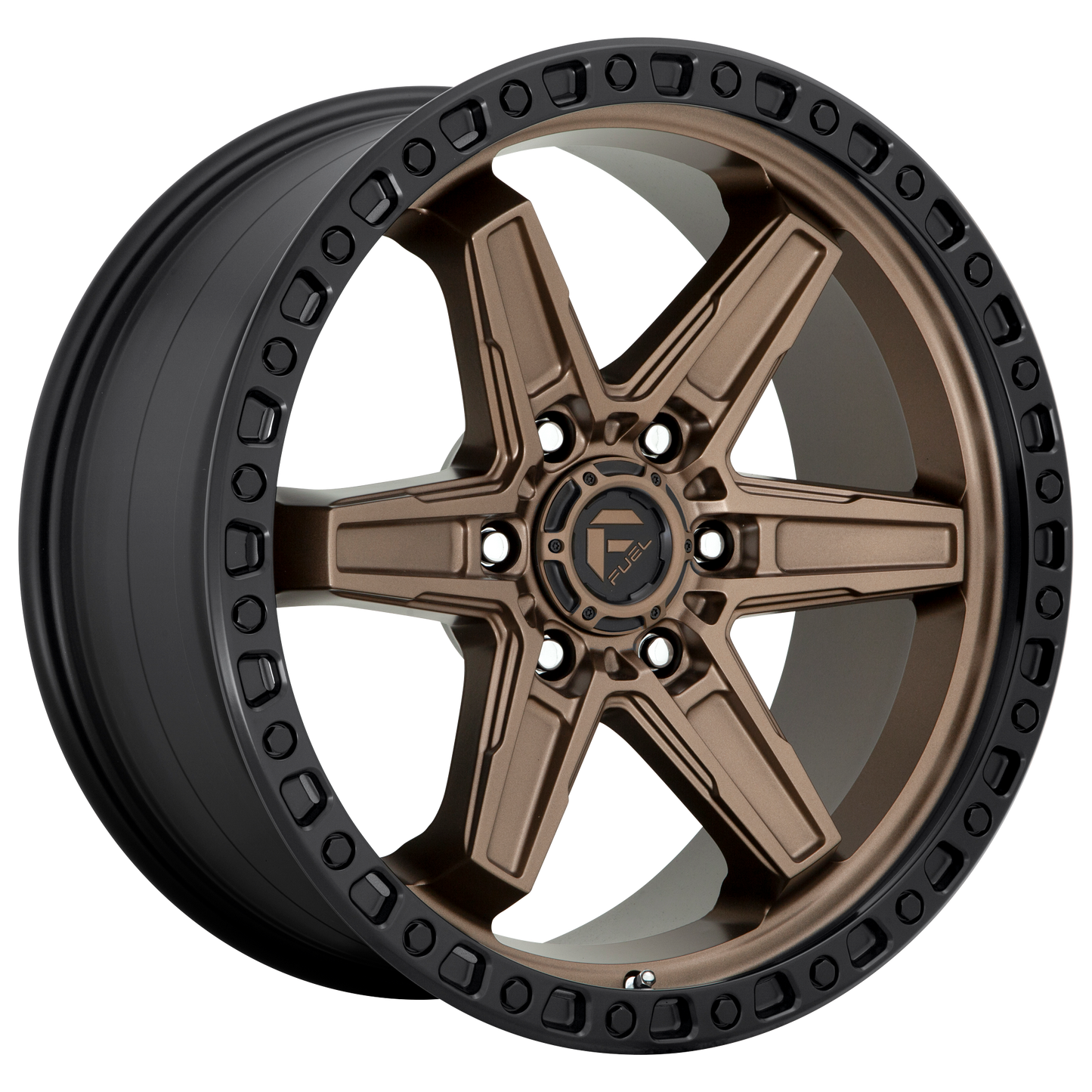 18x9 Fuel D699 KICKER MATTE BRONZE BLACK BEAD RING Wheel 5x150 (1mm)