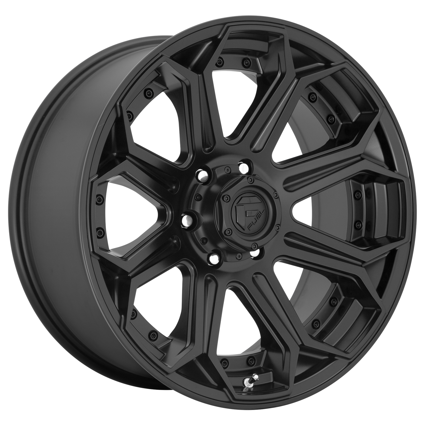 24x12 Fuel D706 SIEGE MATTE BLACK Wheel 8x180 (-44mm)