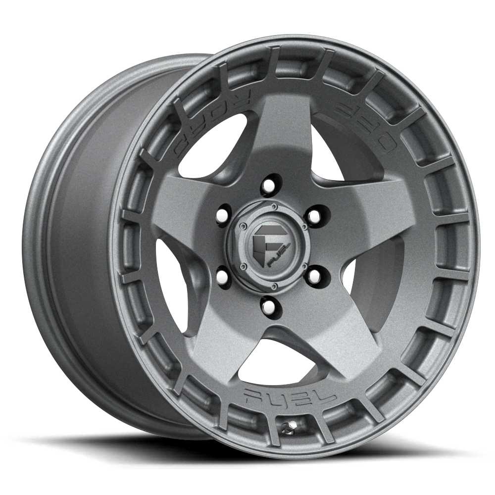 17x9 Fuel D734 WARP Matte Gun Metal Wheel 6x135 (1mm)