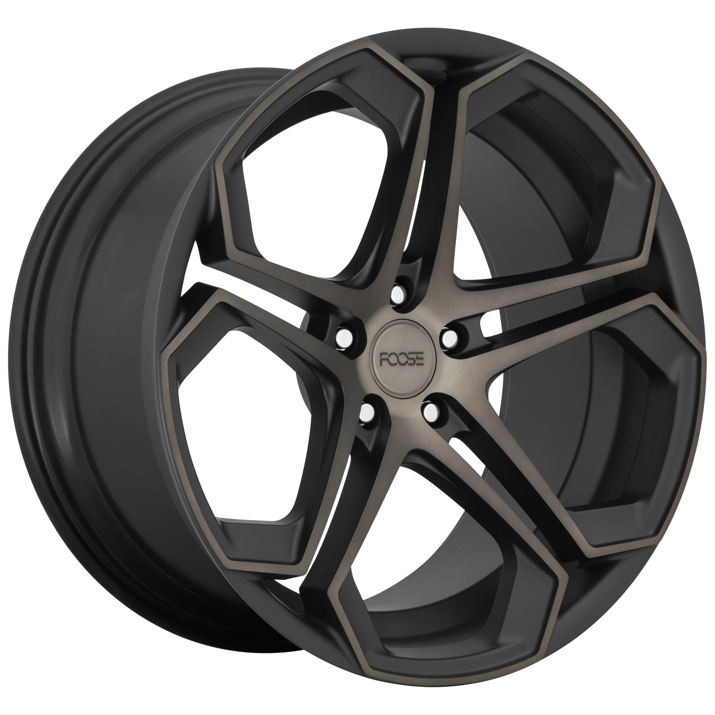 20x9 Foose F168 IMPALA MATTE MACHINED DOUBLE DARK TINT Wheel 5x115 (18mm)