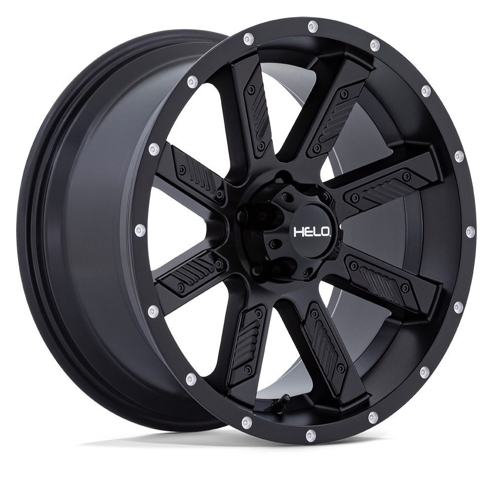 18x9 Helo HE824 Spark Satin Black Wheel 5x4.5 (18mm)
