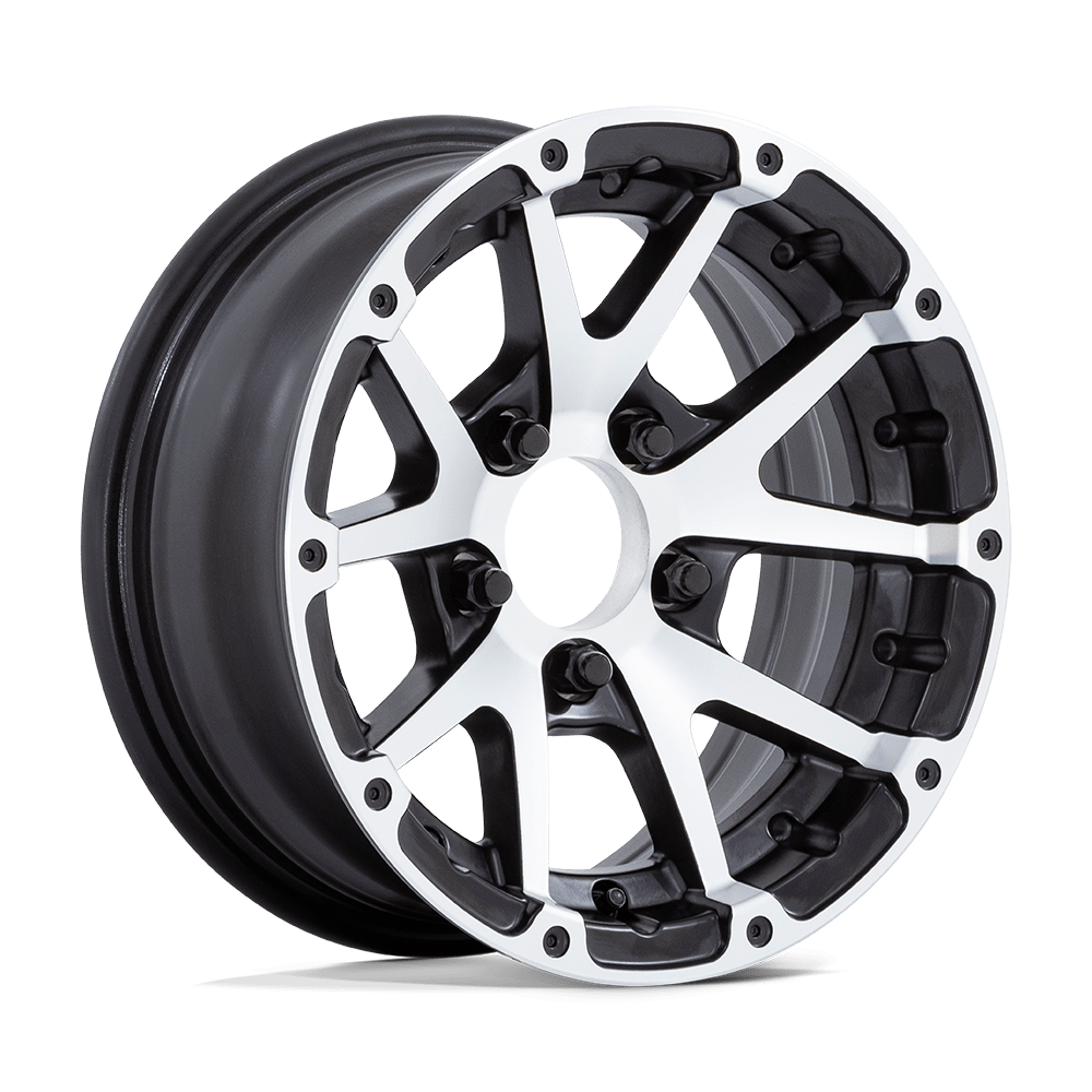 14x6 Helo HE826 Matte Black Machined Wheel 5x4.5 (-6mm)