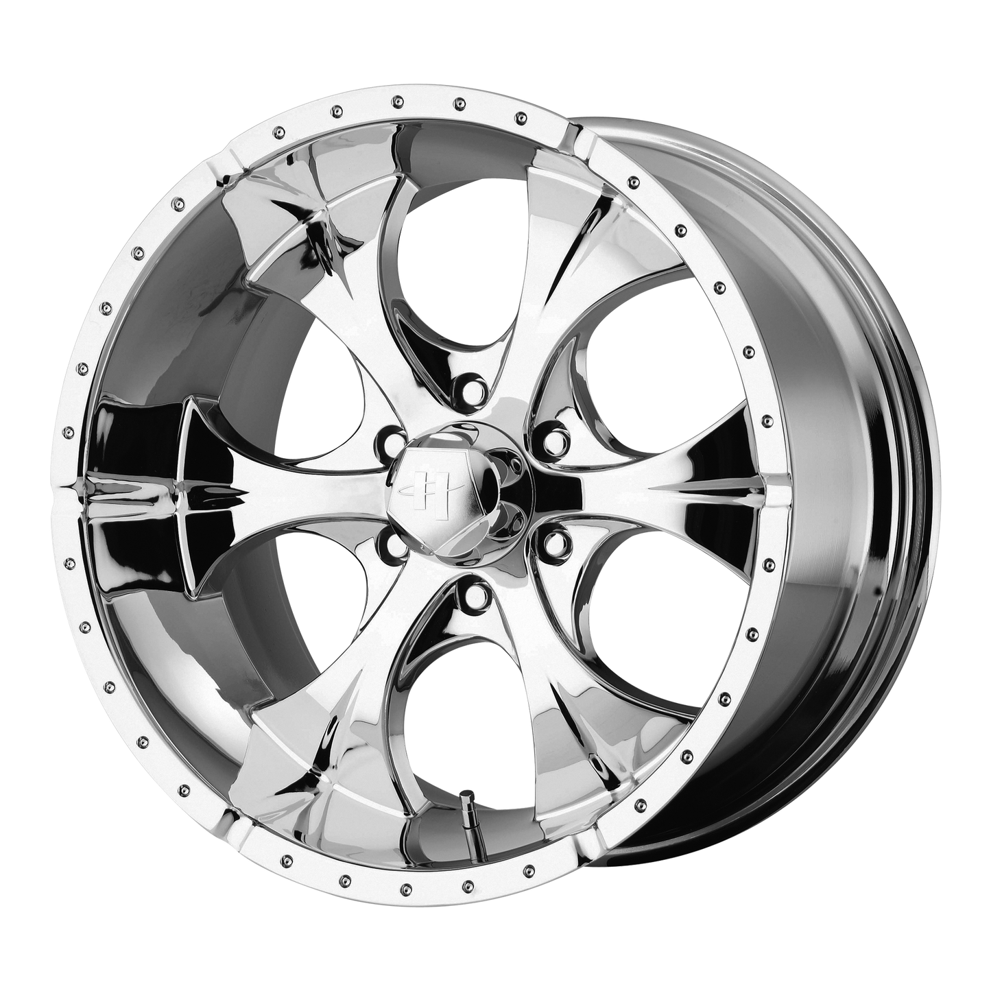 17x9 Helo HE791 MAxx Chrome Wheel 6x5.5 (-12mm)