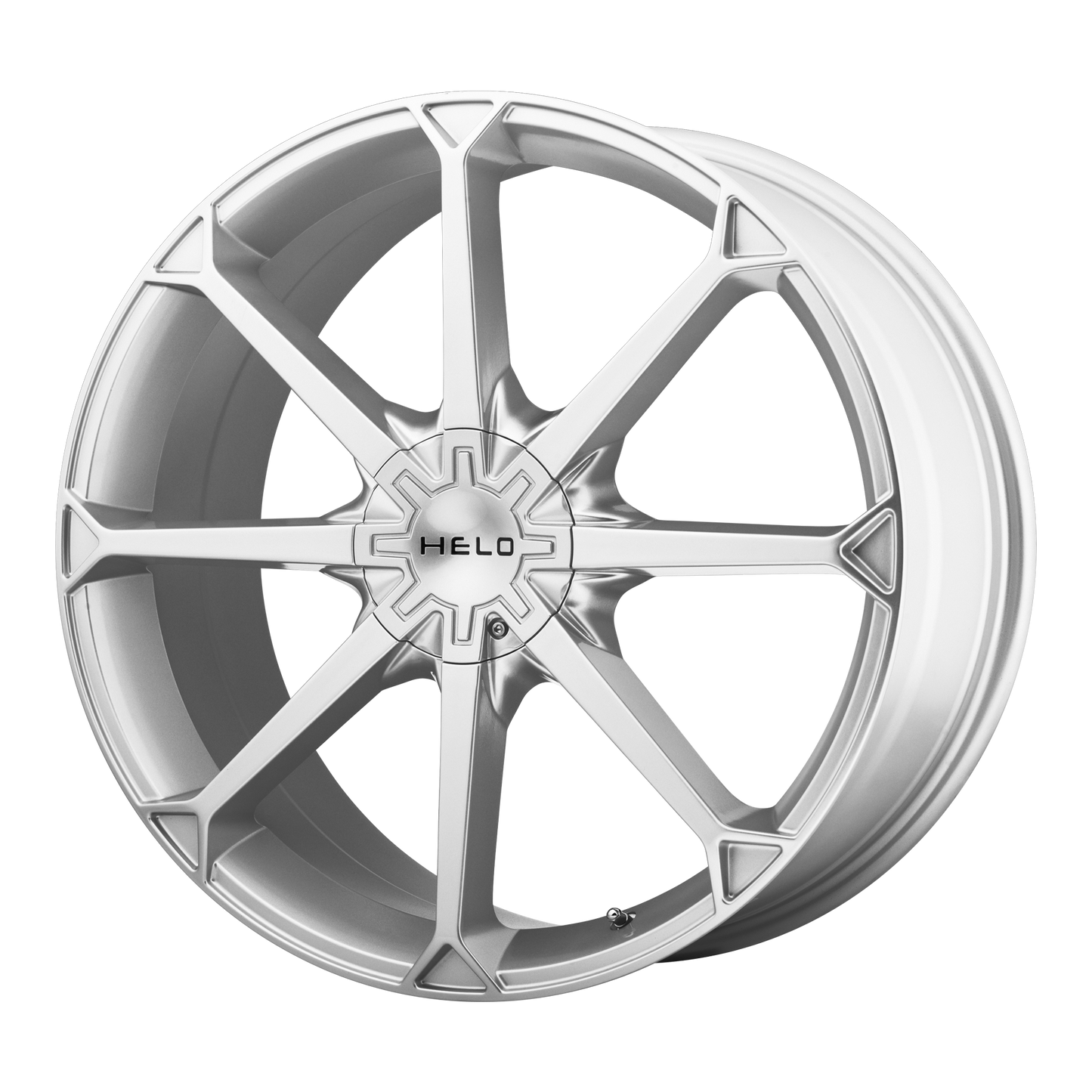 22x8.5 Helo HE870 Silver Wheel BLANK (42mm)