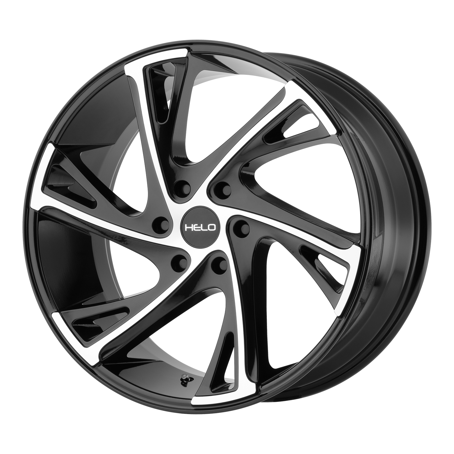 22x9 Helo HE903 Gloss Black Machined Wheel 6x5.5 (30mm)
