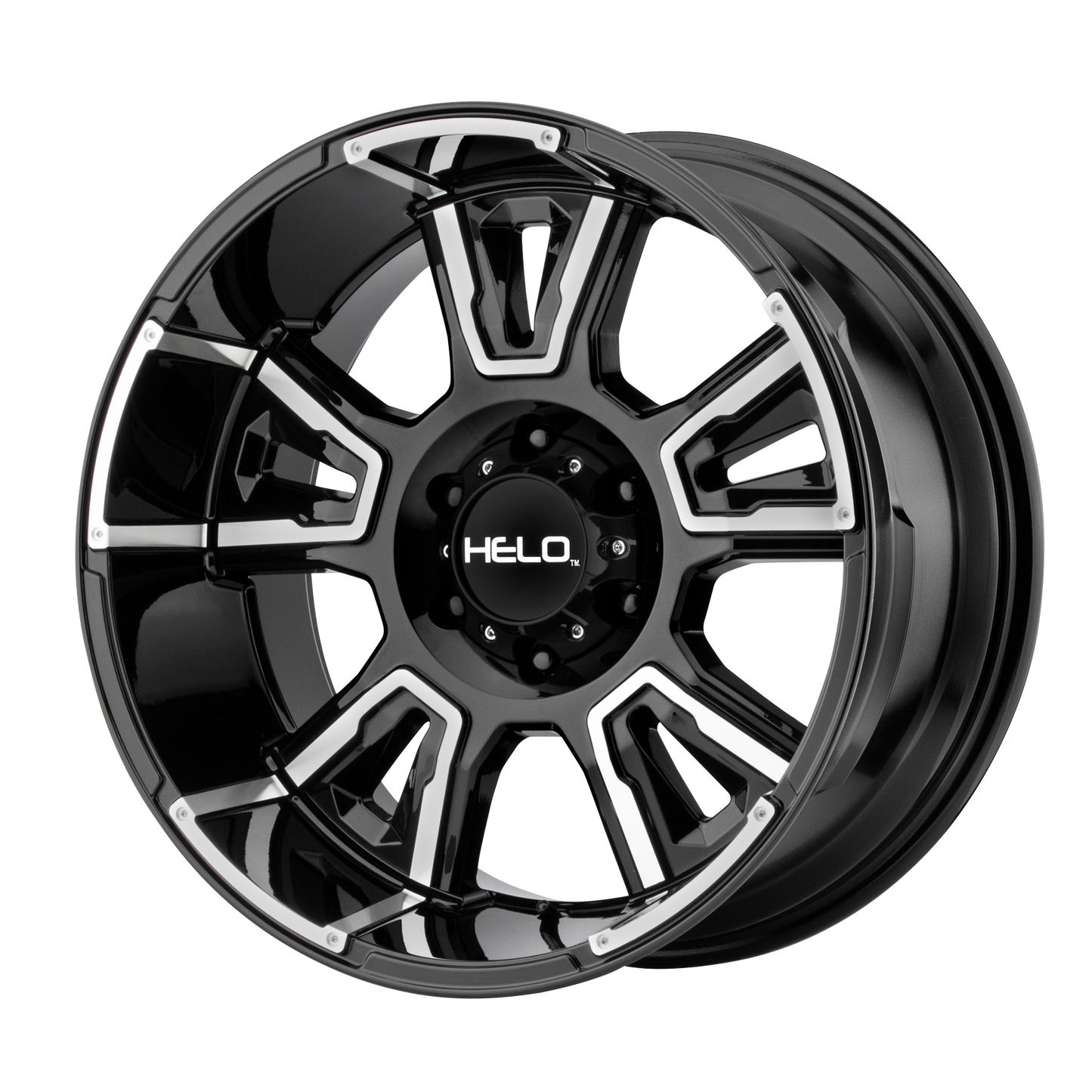 20x9 Helo HE914 Gloss Black Machined Wheel 8x180 (0mm)