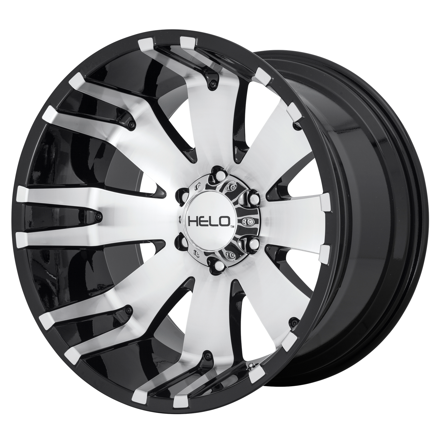 20x9 Helo HE917 Gloss Black Machined Wheel 6x5.5 (18mm)