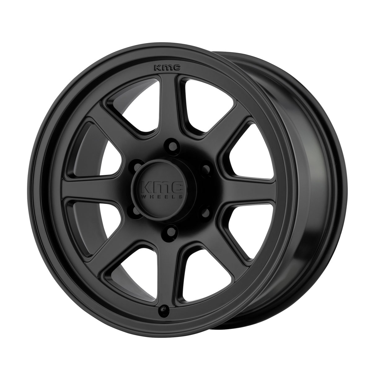 17x9 KMC KM301 TURBINE Satin Black Wheel 6x5.5 (18mm)