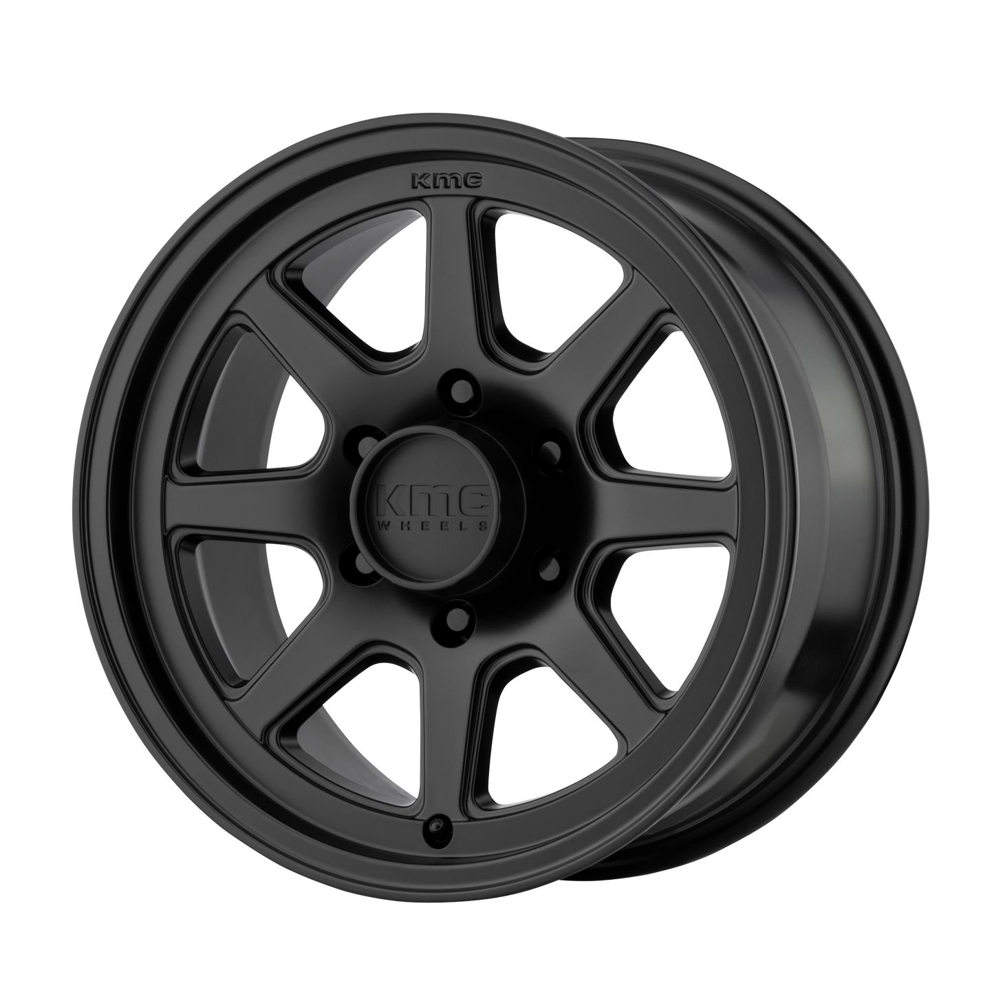 17x9 KMC KM301 TURBINE Satin Black Wheel 6x4.5 (18mm)