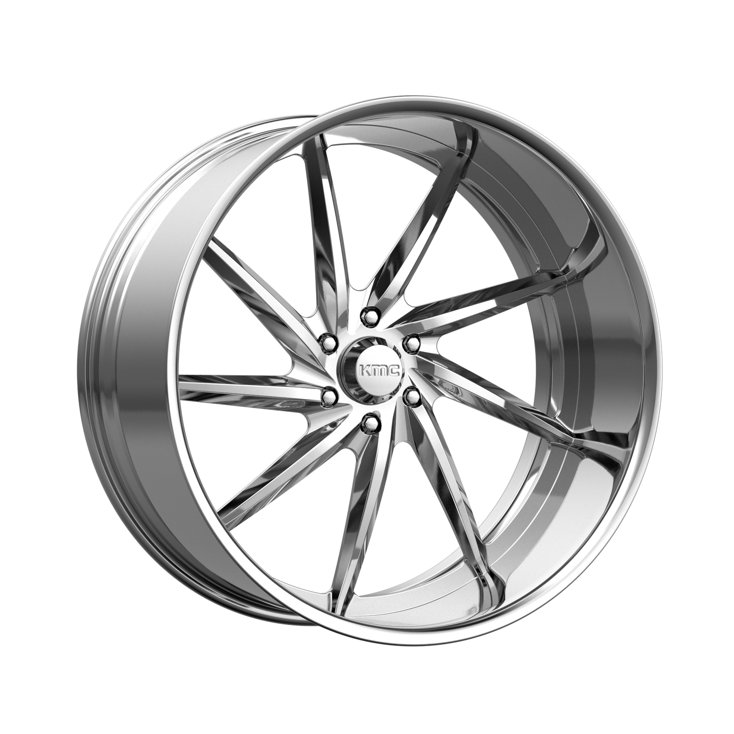 24x15 KMC KM402 Polished Wheel Blank (Blank)