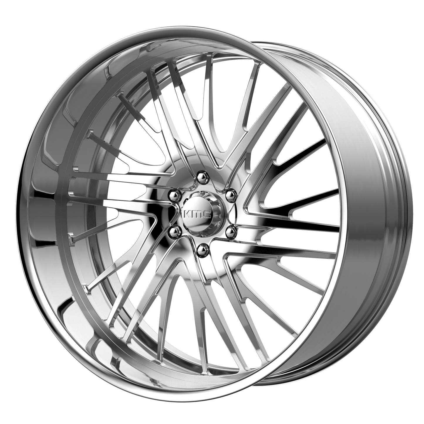 22x9.5 KMC KM405 Polished Wheel Blank (Blank)