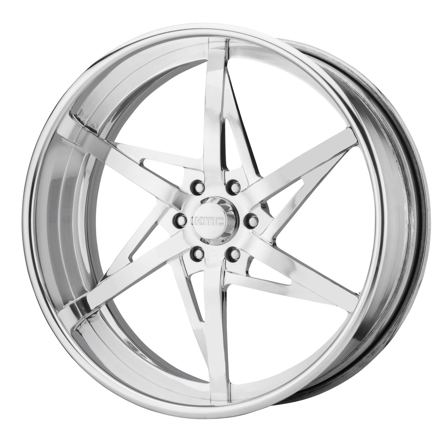28x10 KMC KM406 Polished Wheel Blank (Blank)