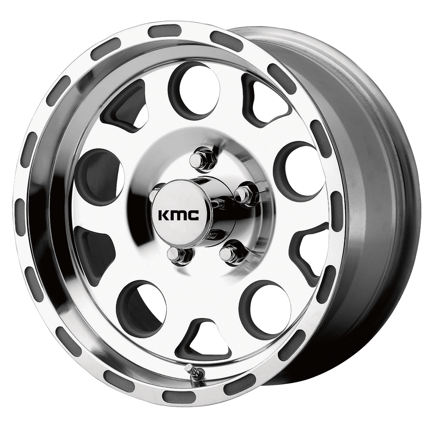 16x8 KMC KM522 ENDURO Machined Wheel 6x5.5 (0mm)