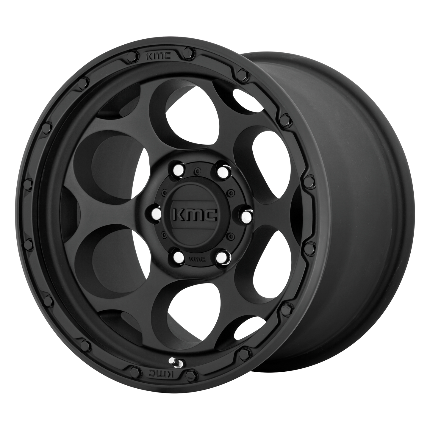 18x8.5 KMC KM541 DIRTY HARRY Textured Black Wheel 6x135 (0mm)