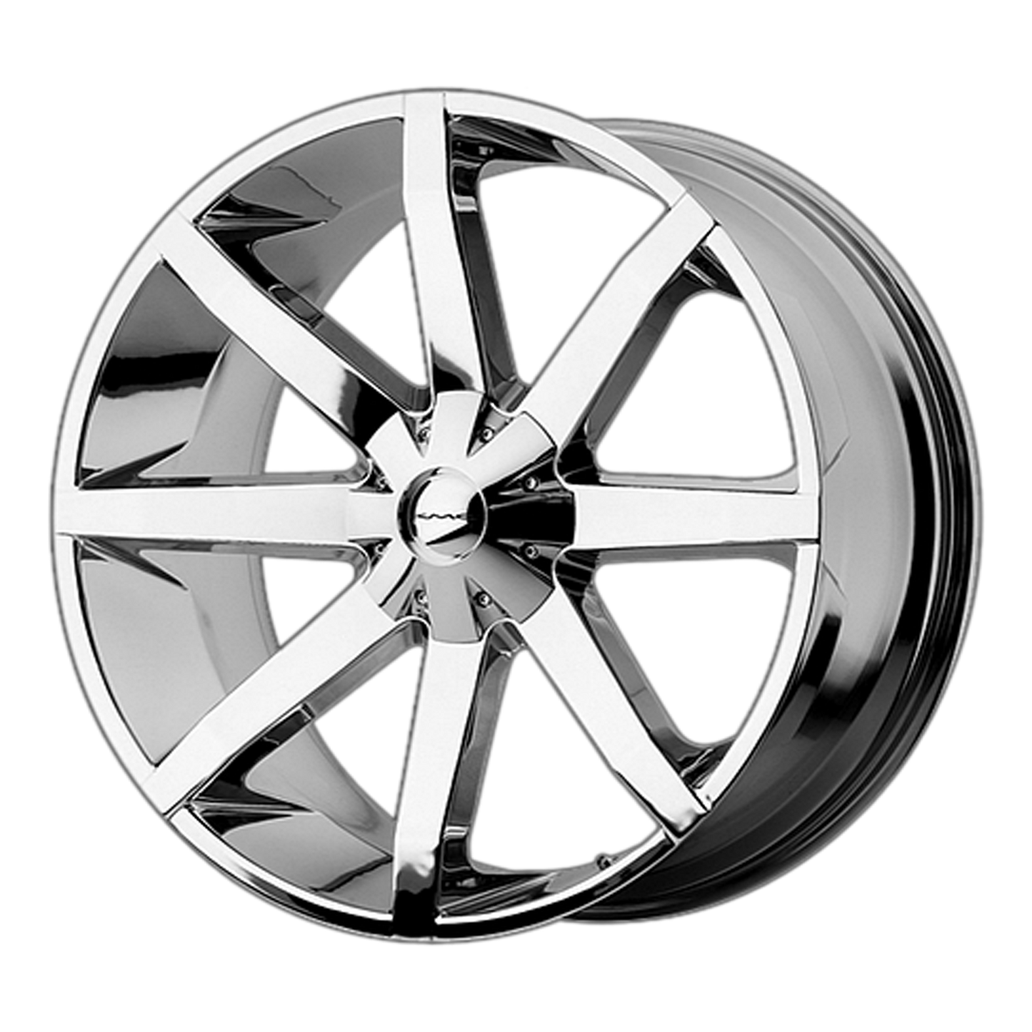 26x10 KMC KM651 SLIDE Chrome Wheel BLANK (28mm)