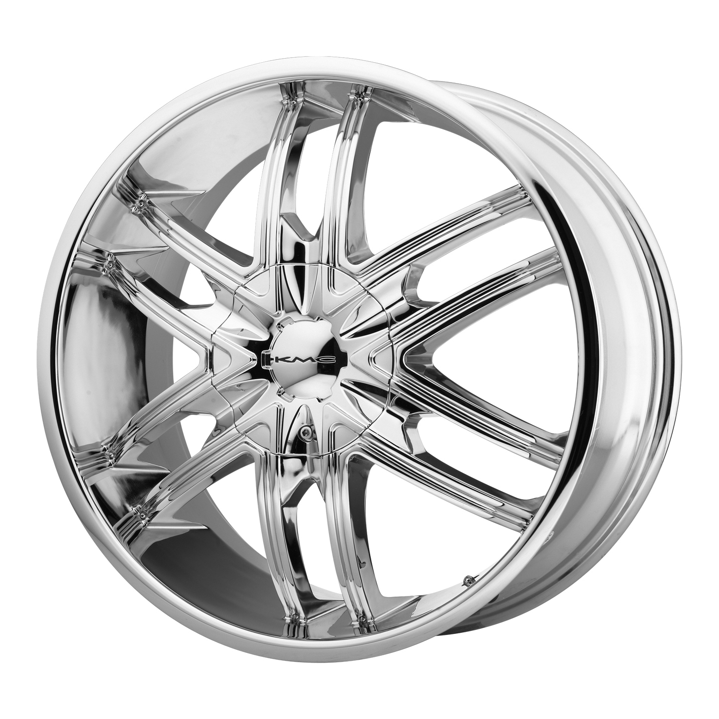 20x8.5 KMC KM678 Chrome Wheel 6x135/6x5.5 (15mm)