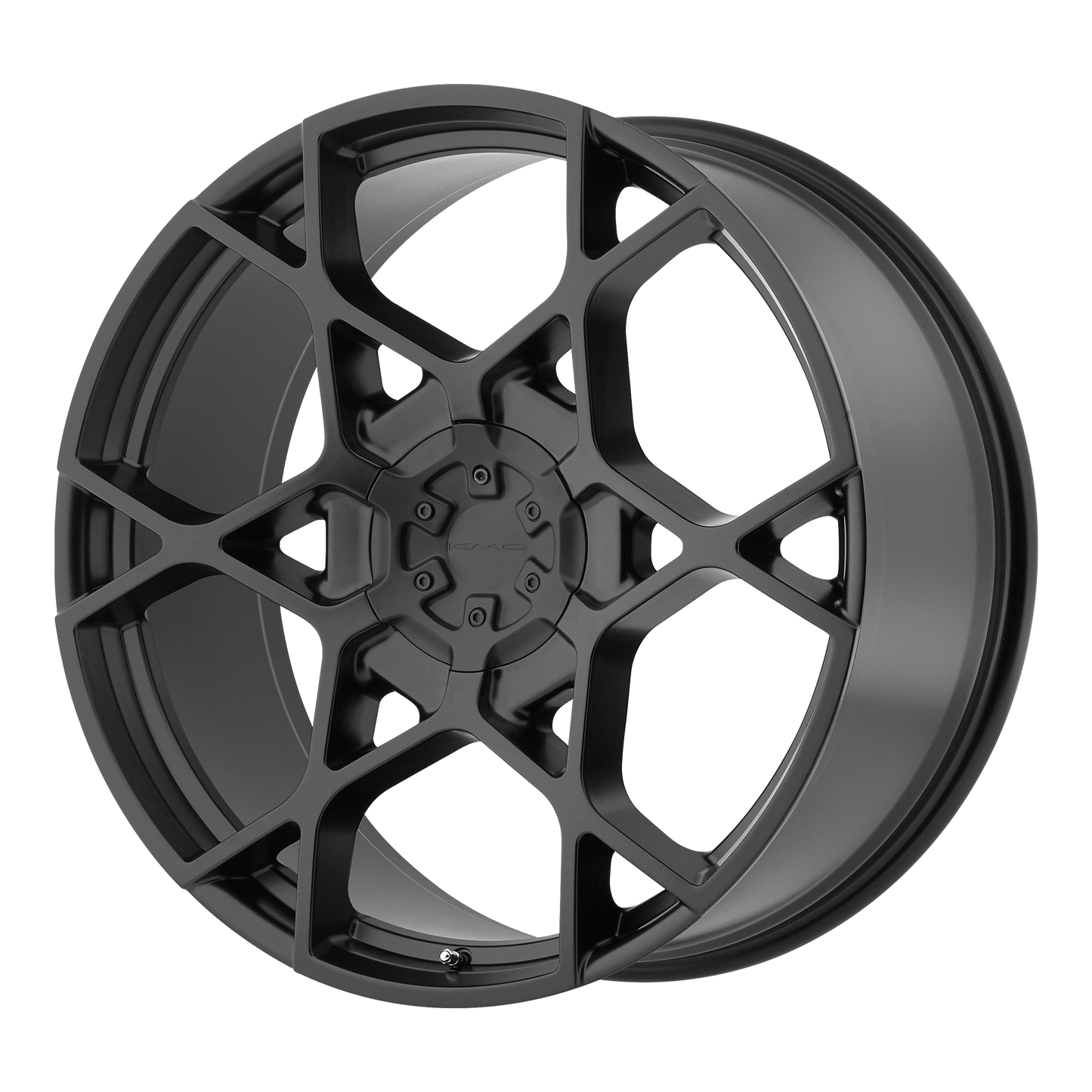 20x8.5 KMC KM695 Satin Black Wheel 5x4.5/5x120 (35mm)
