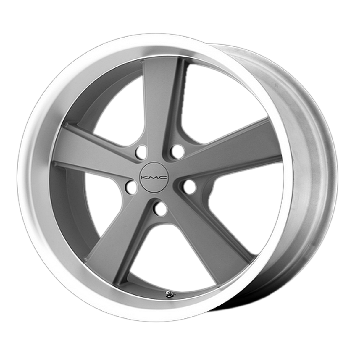 20x10 KMC KM701 NOVA Mag Gray Machined Wheel 5x4.75 (18mm)