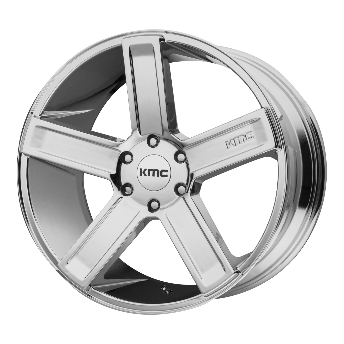 24x9.5 KMC KM702 DUECE Chrome Wheel 6x5.5 (30mm)
