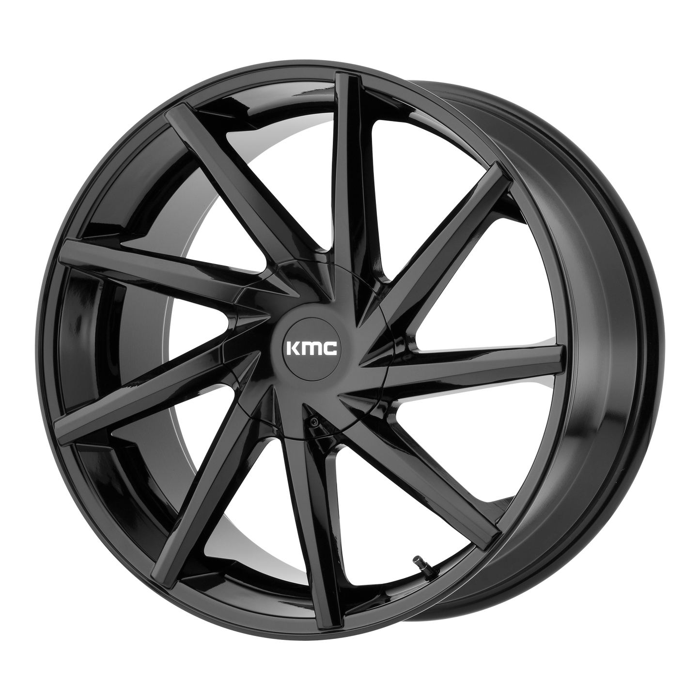 22x9 KMC KM705 Gloss Black Wheel Blank (30mm)