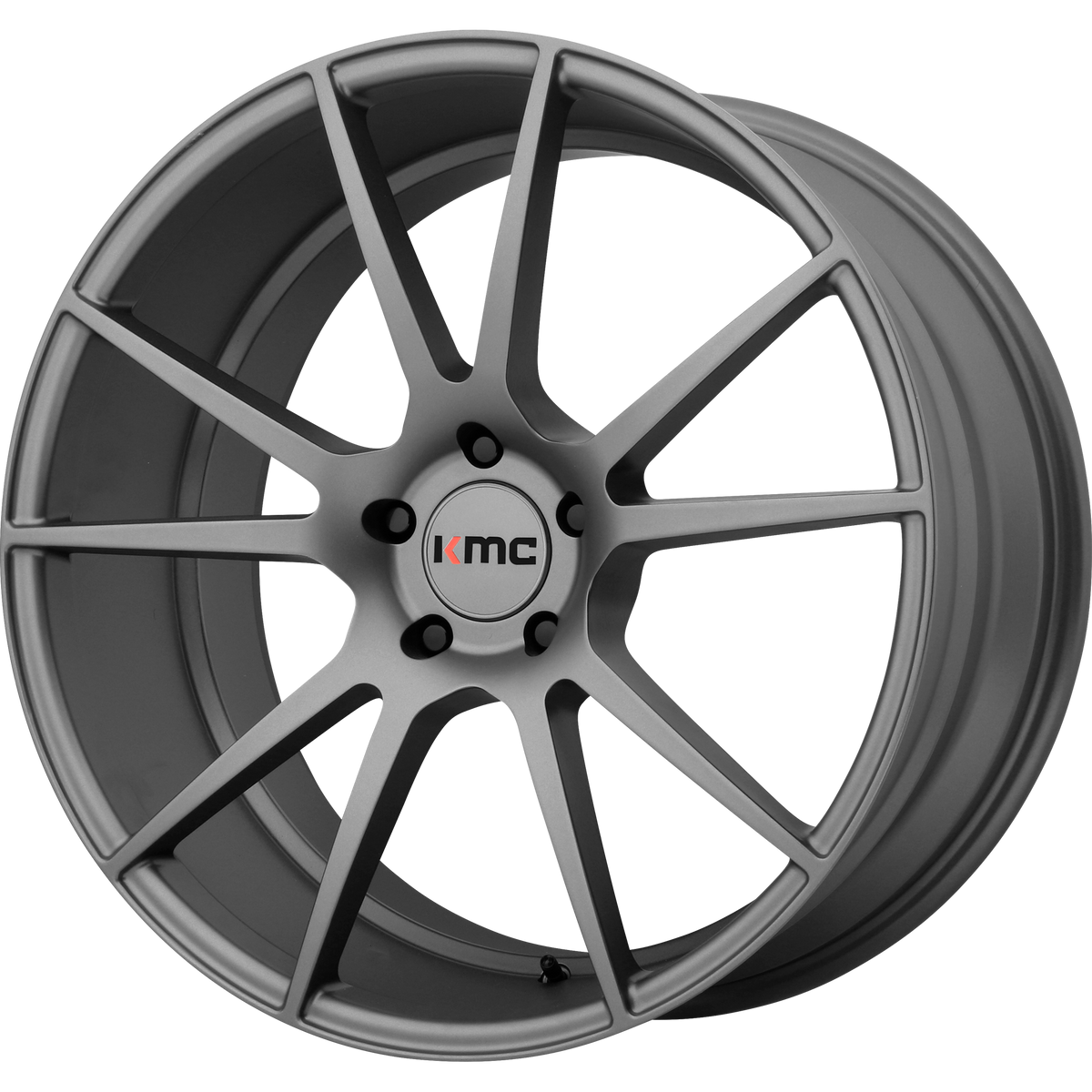 20x8.5 KMC KM709 FLUX Charcoal Wheel 5x112 (35mm)