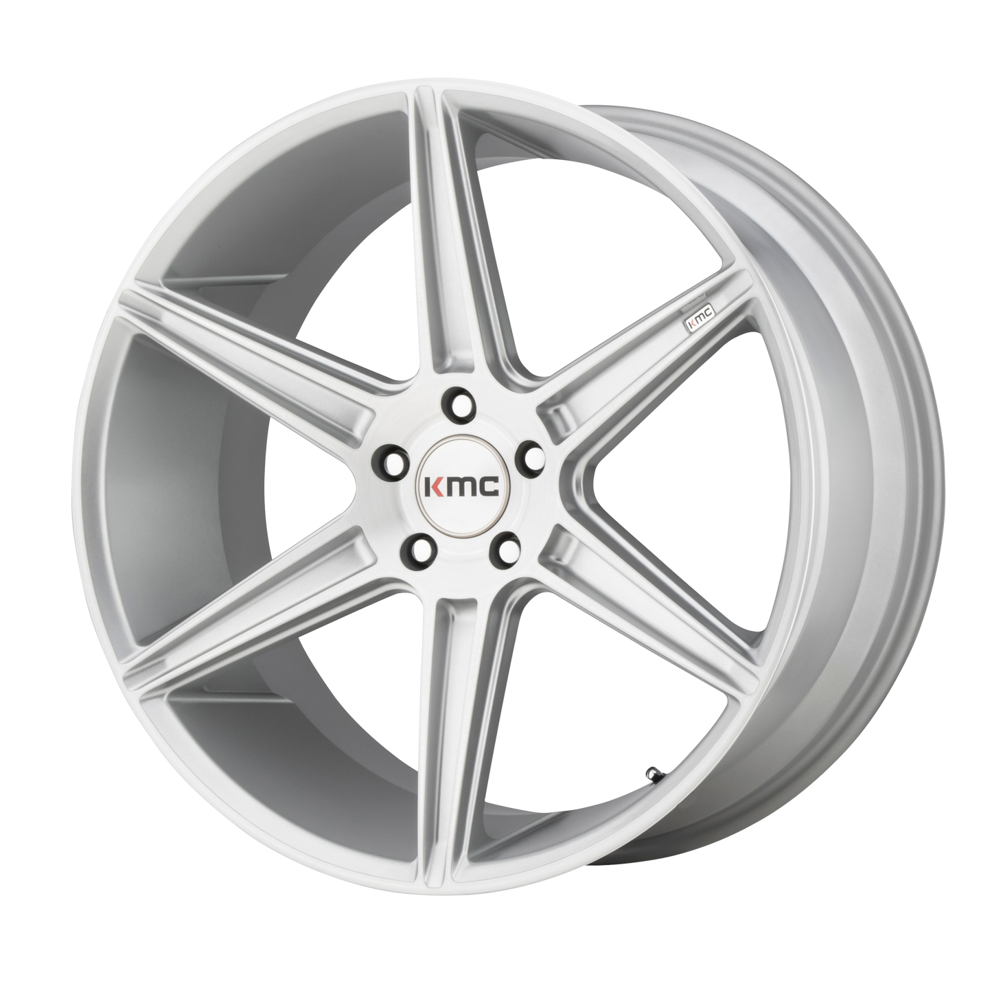 20x9 KMC KM711 PRISM Brushed Silver Wheel 5x112 (35mm)