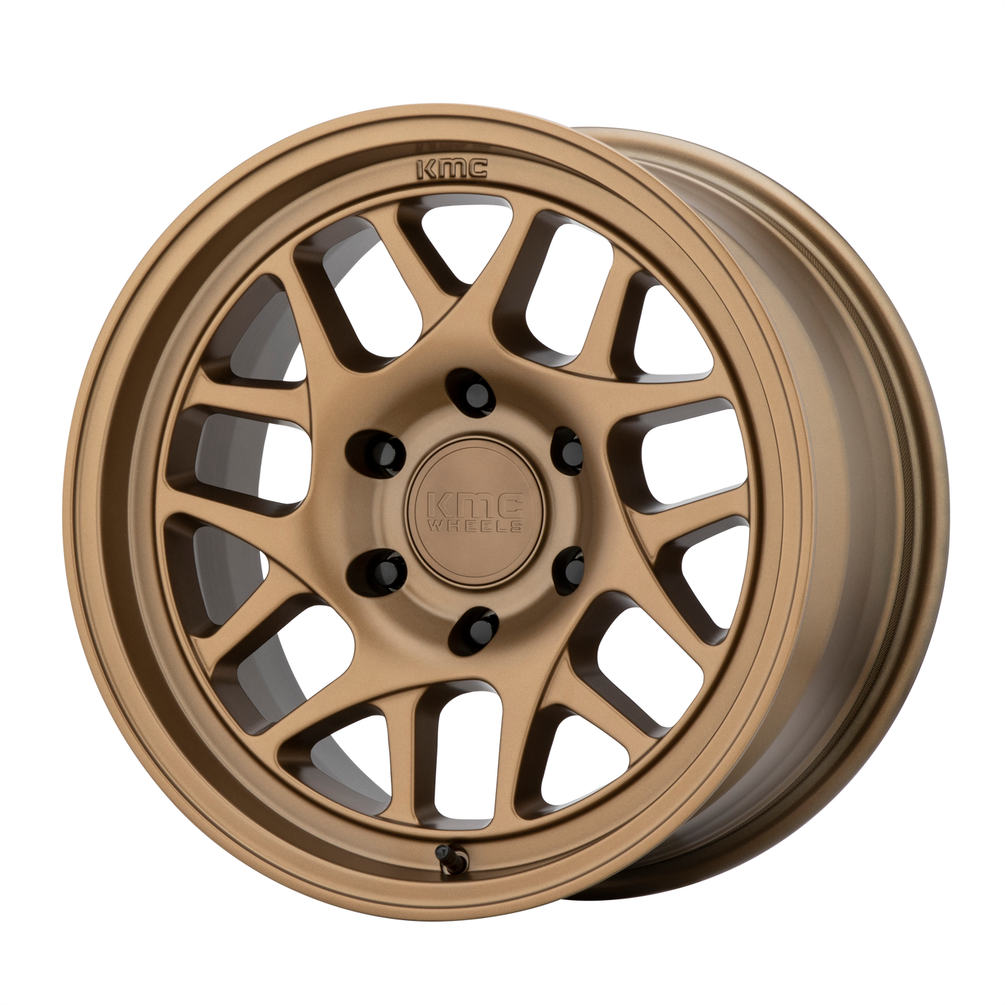 16x8 KMC KM717 BULLY OL Matte Bronze Wheel 6x5.5 (0mm)