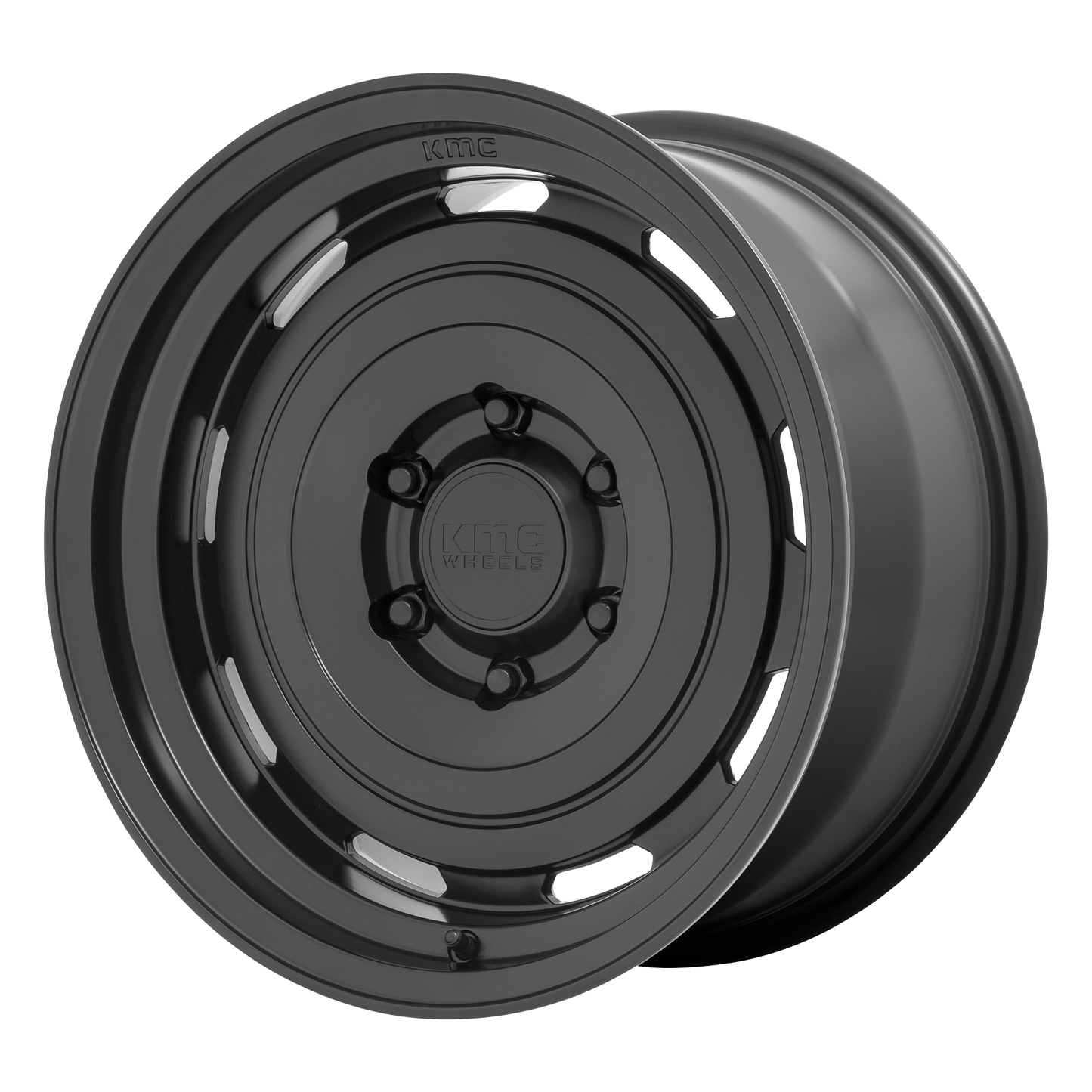 17x8.5 KMC KM720 ROSWELL Satin Black Wheel 6x135 (18mm)