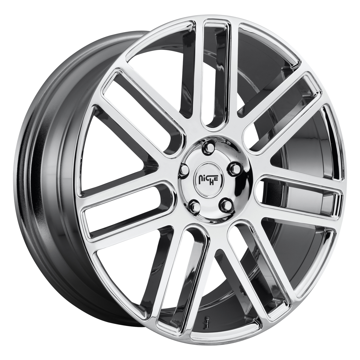 24x10 Niche M098 ELAN CHROME PLATED Wheel 6x135 (30mm)