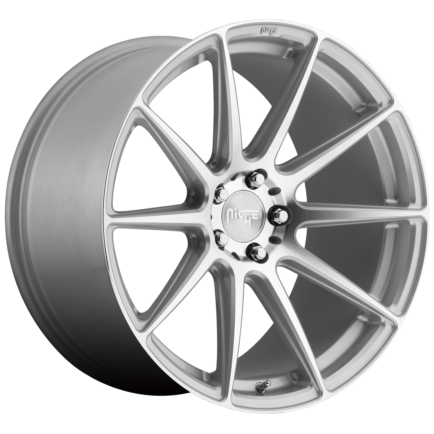 21x10.5 Niche M146 ESSEN GLOSS SILVER MACHINED Wheel 5x120 (35mm)