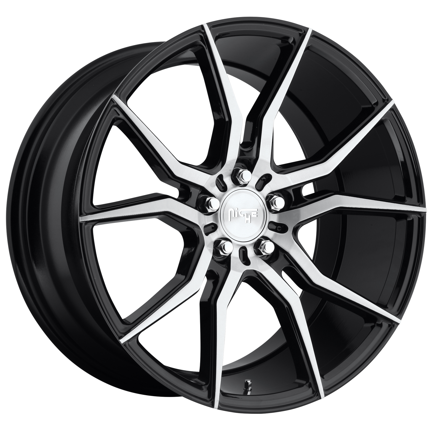 19x8.5 Niche M166 ASCARI GLOSS BLACK BRUSHED Wheel 5x120 (35mm)
