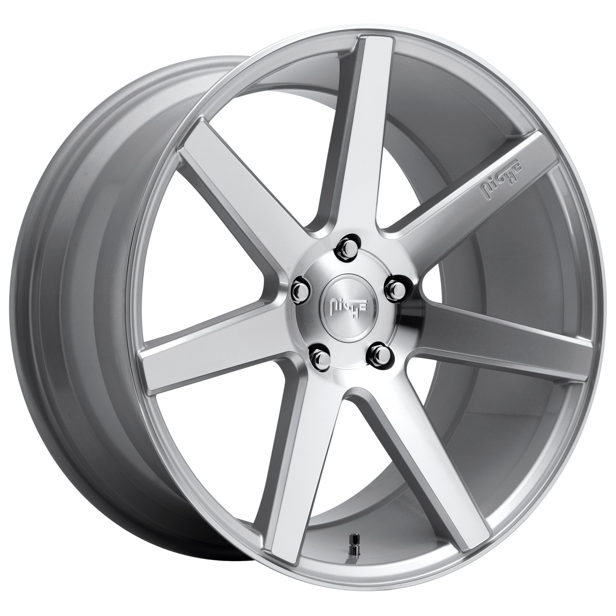 20x10.5 Niche M179 VERONA GLOSS SILVER MACHINED Wheel 5x115 (20mm)