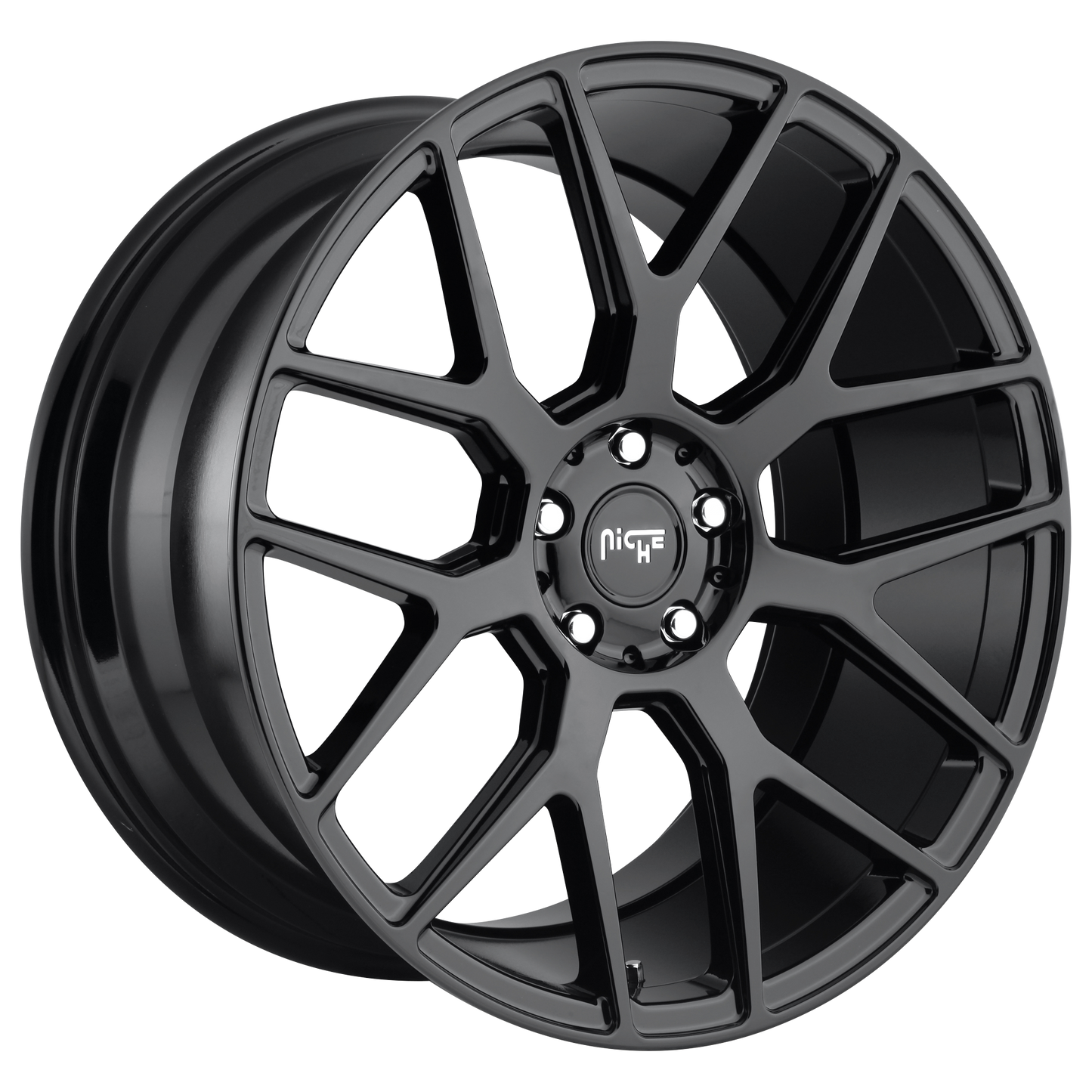 20x10 Niche M189 INTAKE GLOSS BLACK Wheel 5x4.5 (40mm)