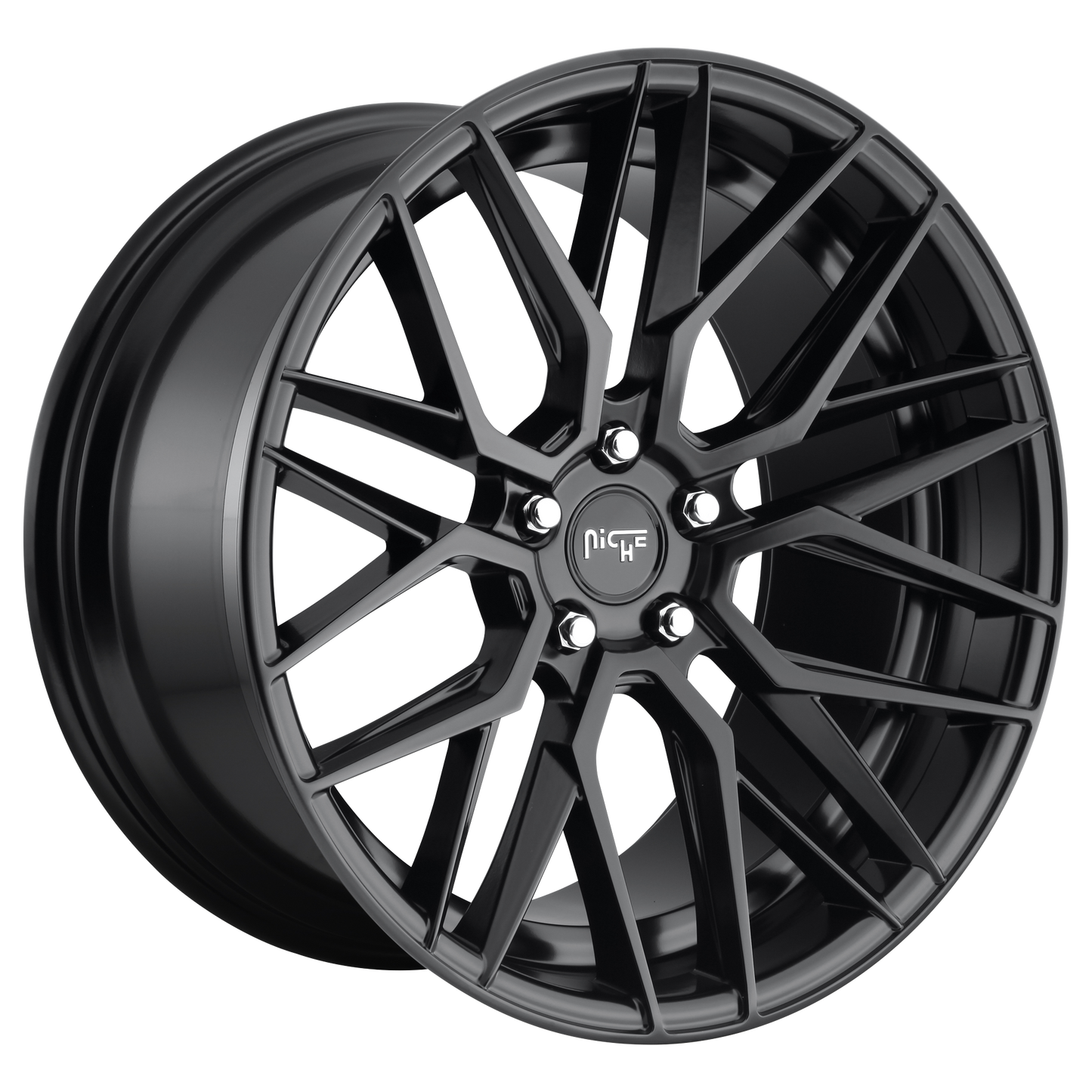 19x9.5 Niche M190 GAMMA MATTE BLACK Wheel 5x112 (48mm)