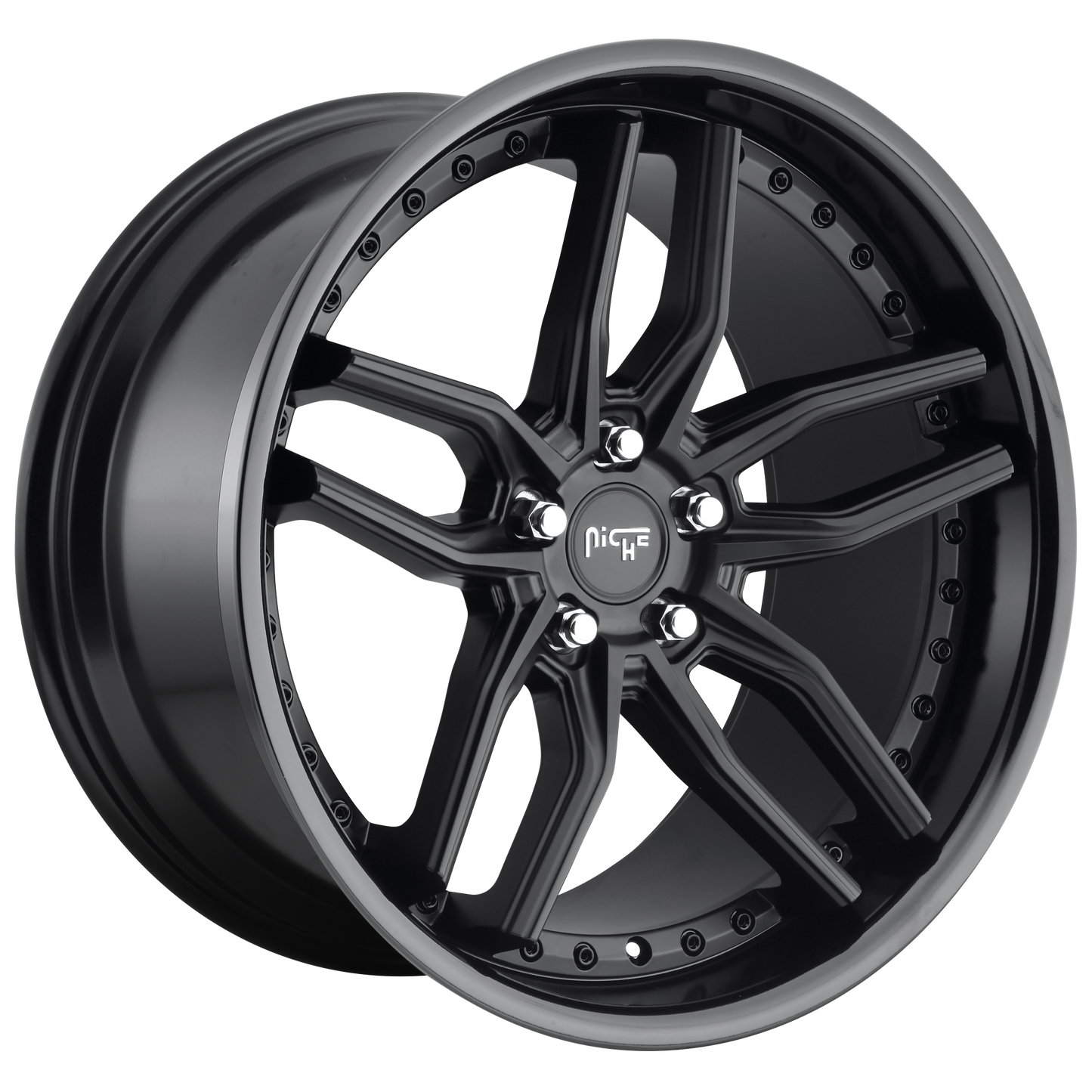 20x9 Niche M194 METHOS GLOSS BLACK MATTE BLACK Wheel 5x112 (42mm)
