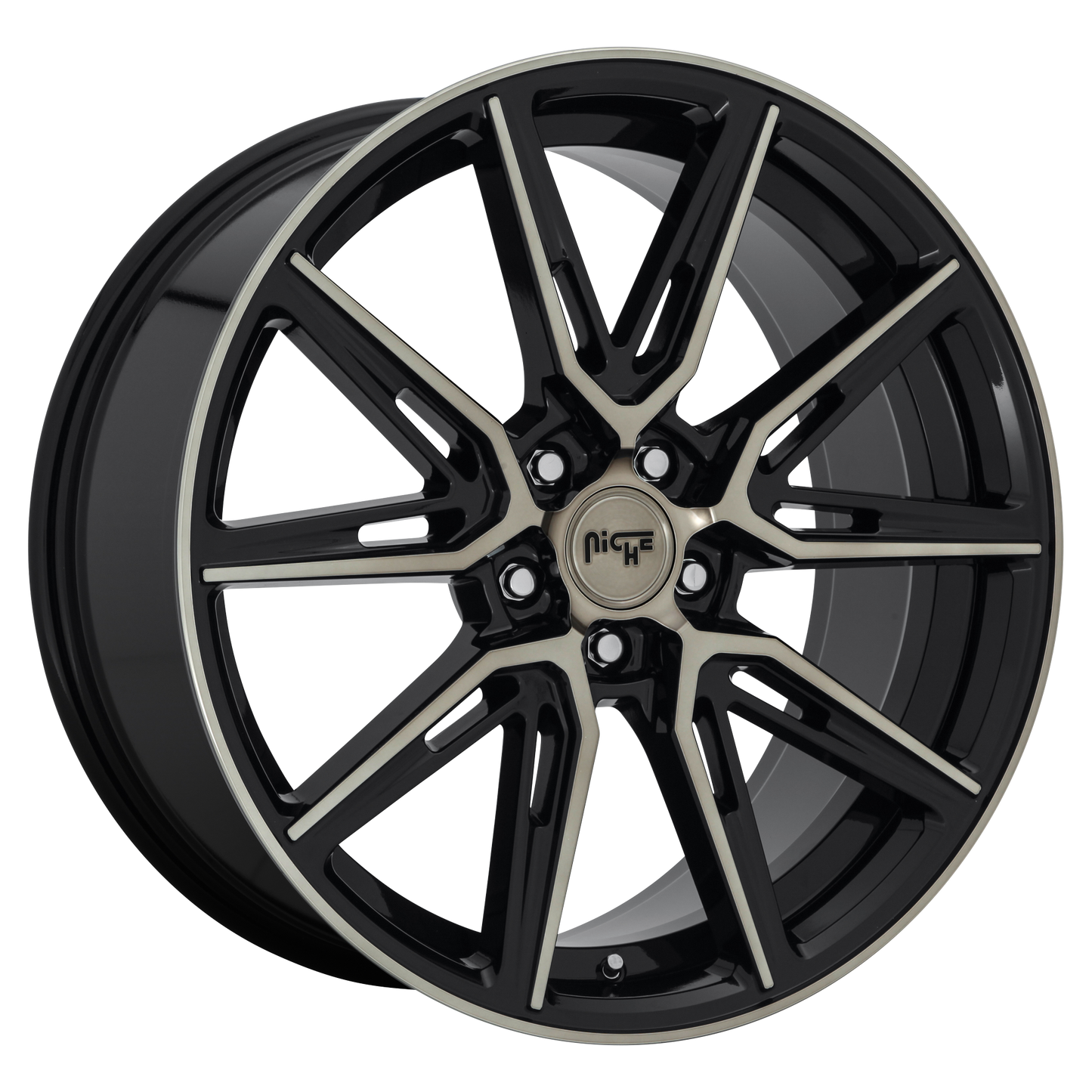 20x9 Niche M219 GEMELLO GLOSS MACHINED DOUBLE DARK TINT Wheel 5x112 (38mm)
