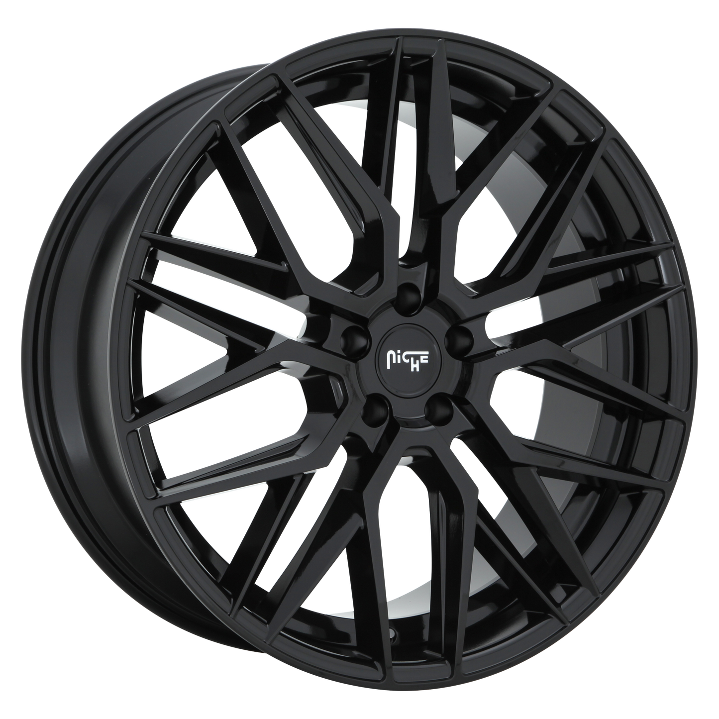 19x9.5 Niche M224 GAMMA GLOSS BLACK Wheel 5x112 (35mm)