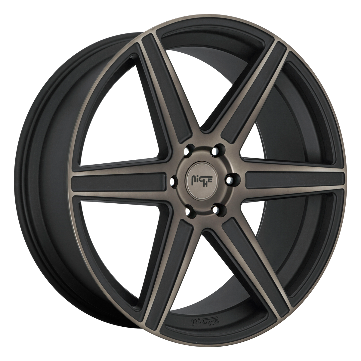 24x10 Niche M236 CARINA MATTE MACHINED DOUBLE DARK TINT Wheel 5x150 (30mm)