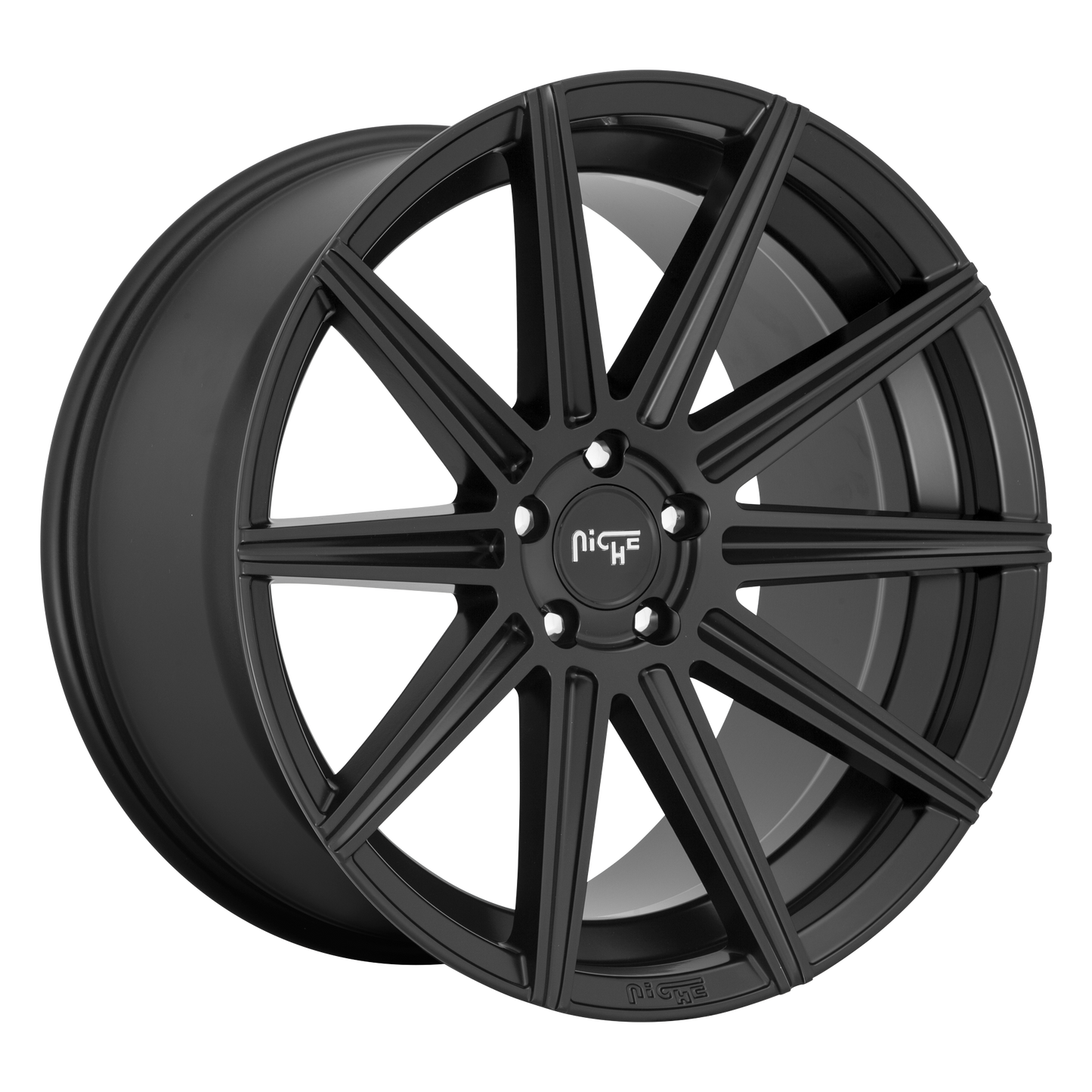 20x10.5 Niche M242 TIFOSI MATTE BLACK Wheel 5x112 (40mm)