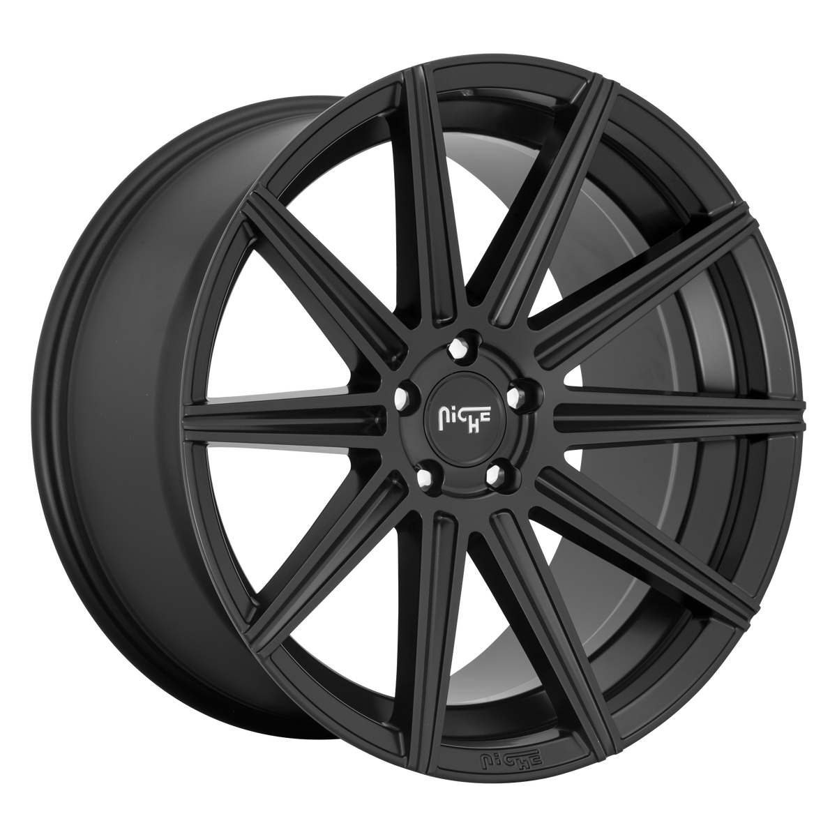 20x10.5 Niche M242 TIFOSI MATTE BLACK Wheel 5x112 (40mm)