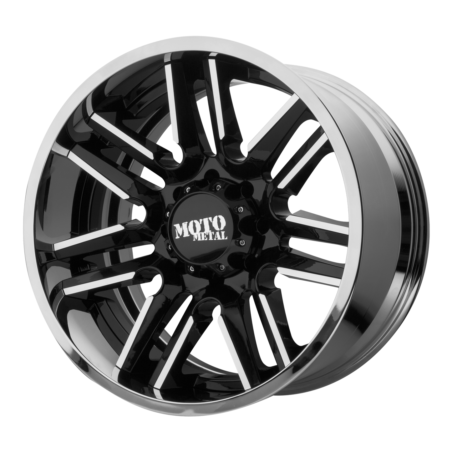 22x10 Moto Metal MO202 Black Machined Wheel 8x170 (-18mm)