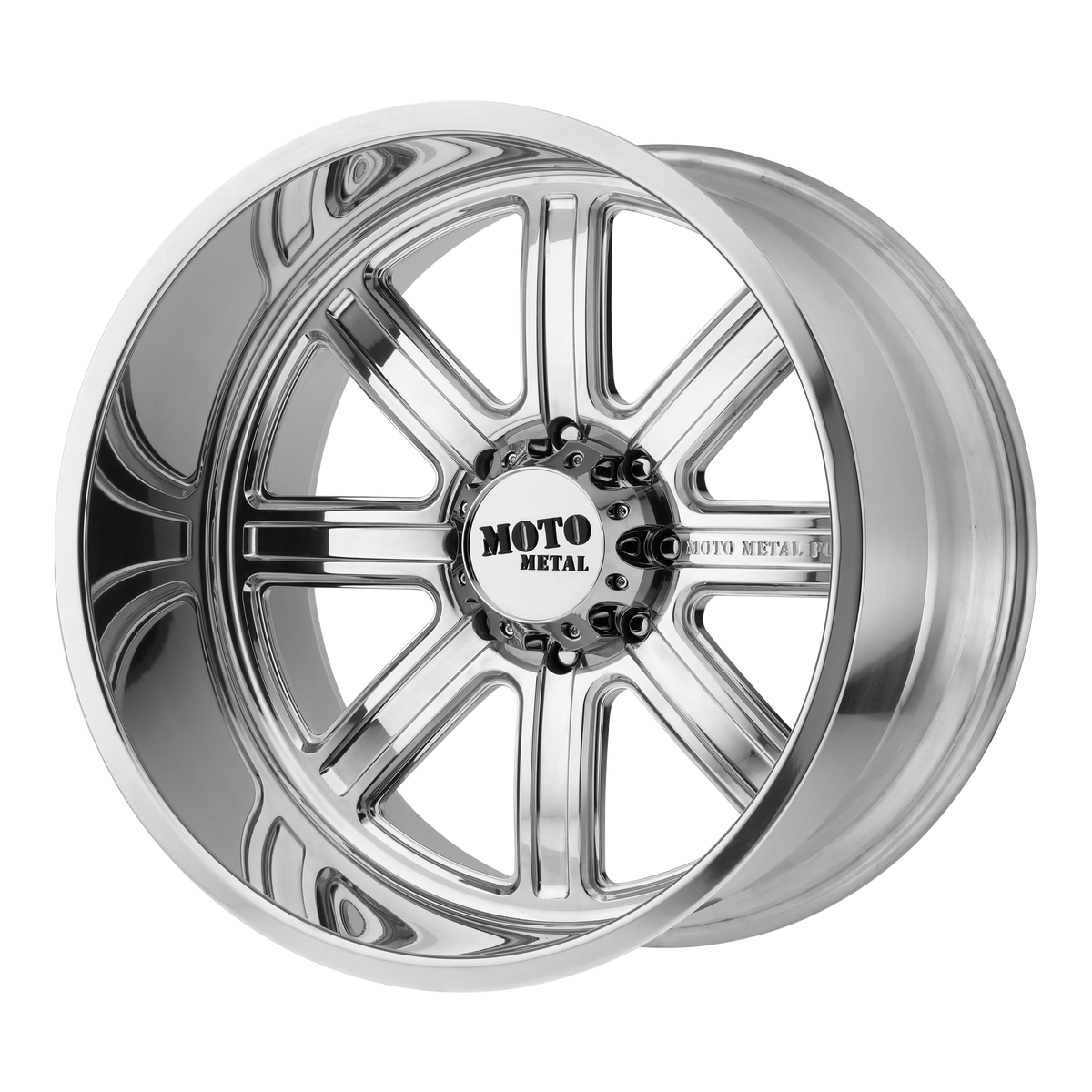 22x10 Moto Metal MO402 Polished Wheel BLANK (-18mm)