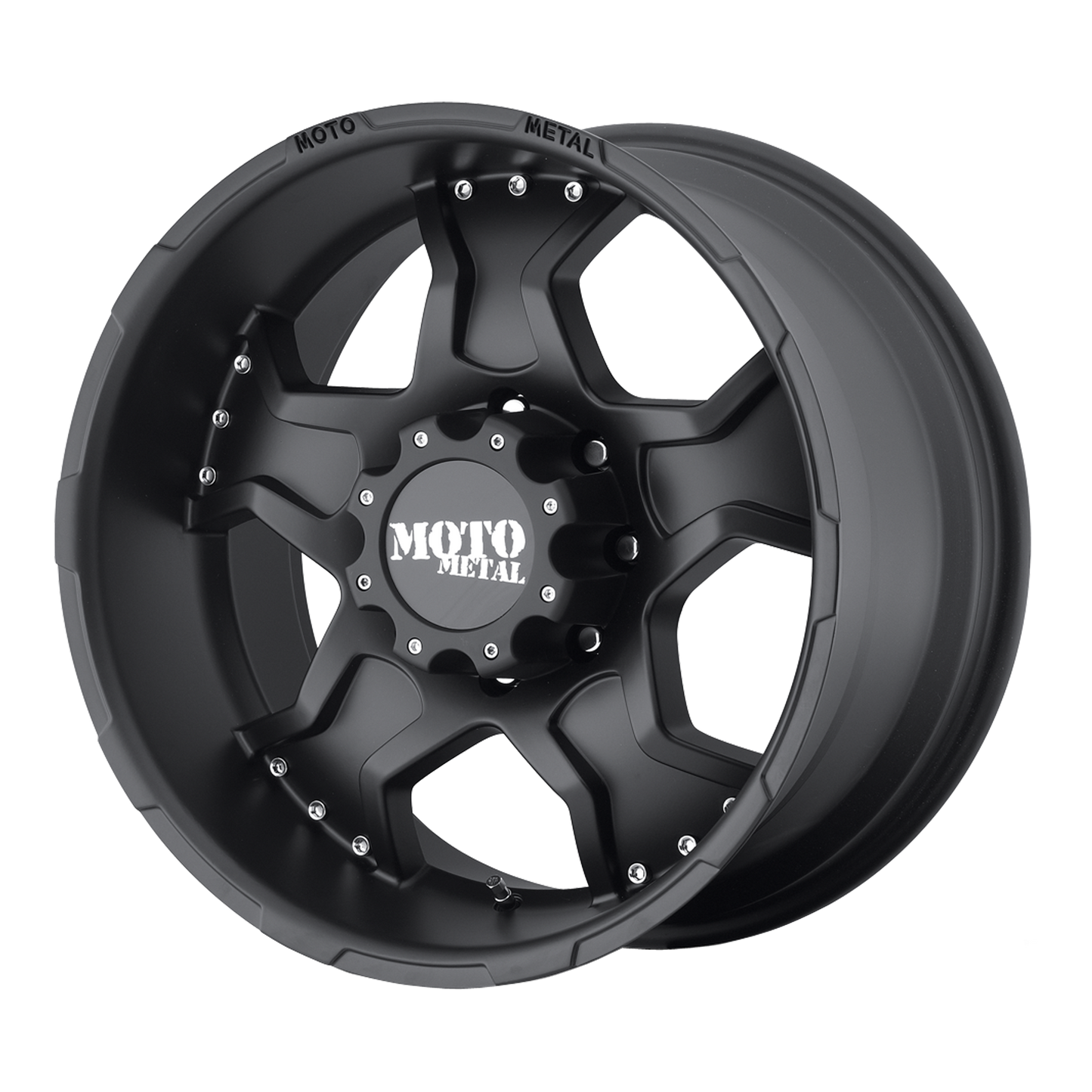 17x9 Moto Metal MO957 Matte Black Wheel 8x6.5 (-12mm)