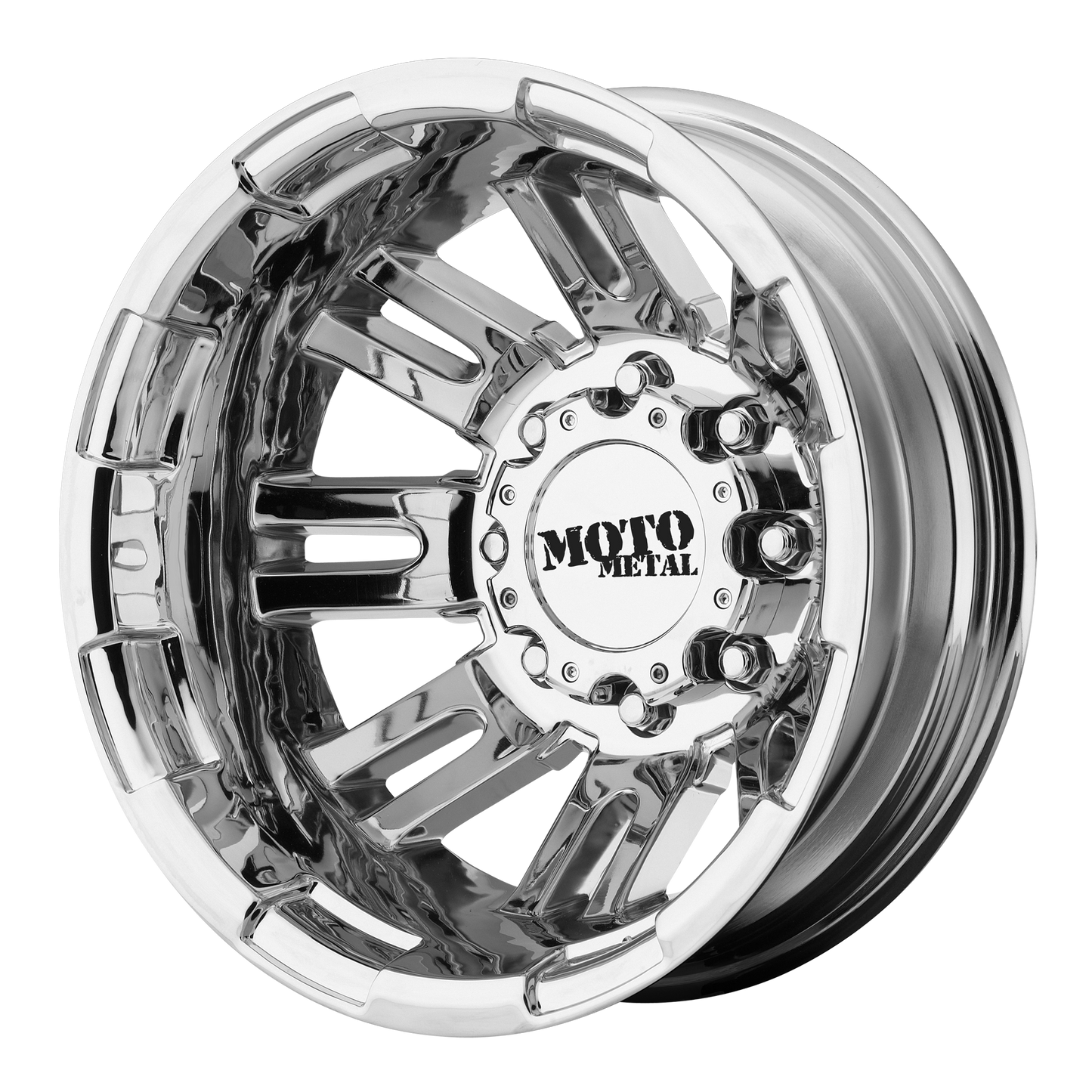 17x6 Moto Metal MO963 DUALLY Rear PVD Wheel 8x210 (-134mm)